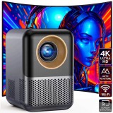 Videoproiector Smart 4K X10, Linomag &reg;, Android 10.0, LCD, Full HD, 1GB RAM, 8GB Stocare, Proiecție 100", Contrast 1500:1, Lampă 30.000 ore, HDMI, Wi-