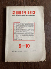 Studii Teologice. Revista institutelor teologice din Patriarhia Romana Seria a II-a 9-10 1957 foto