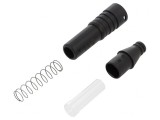 Carcasa Electrică Neagră 52mm 32A