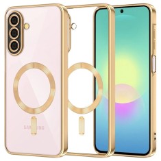 Husa pentru Samsung Galaxy A27 5G Asteroid GSM Luxury Crystal MagSafe, Gold