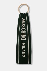 Moschino fular bărbați, culoarea verde, cu model, M5634 50199