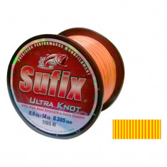 Fir Monofilament Sufix Ultra Knot, Yellow/Orange, 690m-1950m,Variante Fire 0.35 mm foto