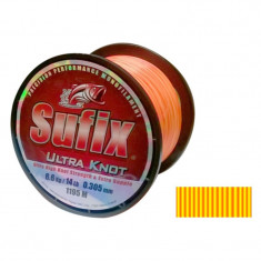 Fir Monofilament Sufix Ultra Knot, Yellow/Orange, 690m-1950m,Variante Fire 0.23 mm