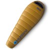 Sac de dormit Husky Plus Mustard, 230x95cm, 6&deg;C Confort, Fibra Goala, Outdoor, Camping, Drumetii, 195cm Inaltime Maxima