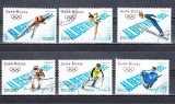 A12 S3 5 - Timbre foarte vechi - Guineea Bissau - Jocuri olimpice de iarna, Sport, Stampilat