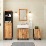 vidaXL Set mobilier de baie, 4 piese, lemn masiv de acacia 3200642