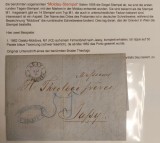 Romania 1862 - Scrisoare circulata GALATI-IASI