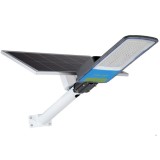 Lampa solara stradala flippy, ip66, senzor de lumina, 120 led-uri smd, 1800 lm, panou 20w, putere 100w, autonomie 12-16 ore, telecomanda, montare prin