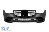 Bara frontala A Design Line potrivita pentru Mercedes S-Class W223 dupa 2020, cu grila neagra Performance AutoTuning