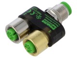 Adaptor M12 Murrelektronik 5 pini 30VDC 4A IP67 cu LED semnalizare