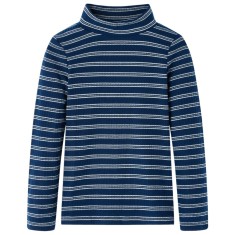 Tricou cu m&acirc;neci lungi pentru copii, bleumarin, 140