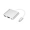 Adaptor, HUB Type-C Thunderbolt compatibil Macbook, Huawei, Samsung, 3 in1 Type C / HDMI / USB 3.0