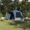 vidaXL Cort de Camping albastru 420 x 420 x 227 cm Poliester 42001027