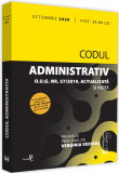 Codul administrativ octombrie 2020 | Verginia Vedinas