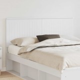 vidaXL Tăblie cap cu headboard Alb 150 cm Lemn compozit 887747