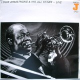 Vinil LP Louis Armstrong &amp; His All-Stars &lrm;&ndash; Live (VG)