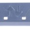 CLIP H-VERSTELLUNG RAL7016 #N 1784850500 1784850400 pentru masina de spalat vase BEKO/GRUNDIG/ARCELIK