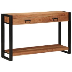 Masă de consolă vidaXL 120x33x75 cm din lemn solid de acacia