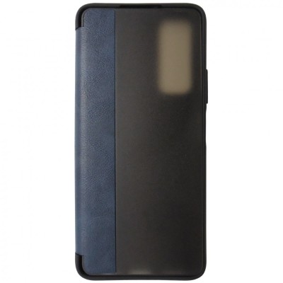 Husa tip carte bleumarin si fumuriu pentru Huawei P Smart 2021 foto