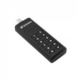 Stick USB Verbatim Keypad Secure, 128GB, USB 3.1 (Negru)