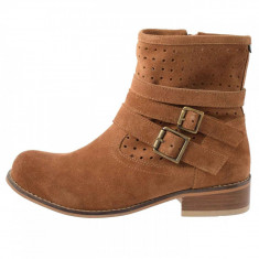 Ghete dama, din piele naturala, marca KicKers, 628040-04-134, camel , marime: 37 foto