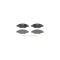 Placute frana PEUGEOT 206 SW 2E K ABE C1P034ABE