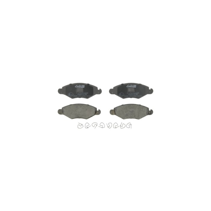 Placute frana PEUGEOT 206 SW 2E K ABE C1P034ABE