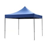Cort pavilion pliabil, 3x3 m, cadru metal cu panza impermeabila pentru Curte, Gradina, Evenimente, Albastru