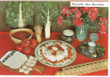 RETETE TRADITIONALE MANCARE ITALIANA 4 CARTI POSTALE, Italia, Necirculata, Fotografie