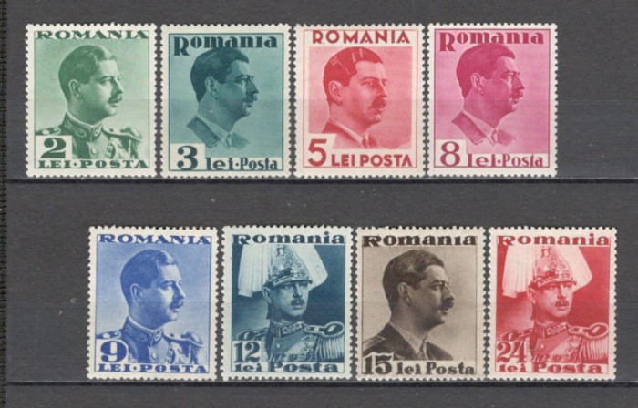 Romania.1940 Regele Carol II-culori schimbate ZR.80