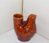 Cumpara ieftin Vaza statueta ceramica smaltuita -Porumbel- design Rosa Ljung, DECO Helsingborg