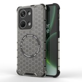 Husa transparenta OnePlus Nord&Atilde;&sbquo;&Acirc;&nbsp;3 Techsuit HoneyComb Shield MagSafe, negru