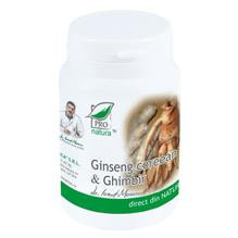 Ginseng Corean cu Ghimbir 60 capsule Medica Cod: 6420488012359 foto