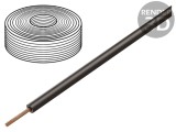 Cablu litat PVC maro &icirc;nchis 10m 60V 0,14mm2