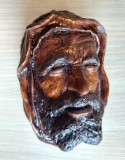 Cap de Beduin Aplica de perete din ipsos in stare buna H 14cm L 8cm