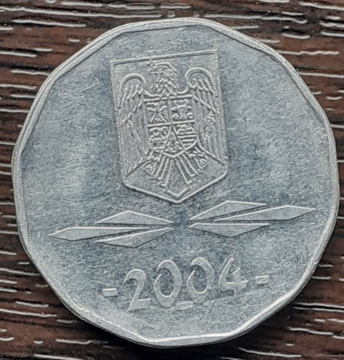 (MR19) MONEDA ROMANIA - 5.000 LEI 2004, CEA MAI RARA DIN SERIE