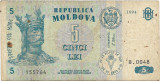 Moldova (2) - 5 Lei 1994