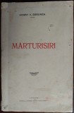 Cumpara ieftin HENRY V. GABUNEA: MARTURISIRI (VERSURI/DEBUT 1929/DEDICATIE)[fara fila de titlu]