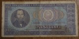 100 lei 1966, RSR / Rom&acirc;nia, circulată