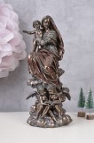 Statueta din ceramica cu Fecioara Maria cu Pruncul WU73799A