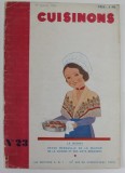 CUISINONS , REVUE MENSUELLE DE LA MAISON DE LA CUISINE ET DES ARTS MENAGERS , NR. 23 , 1er JANVIER , 1934