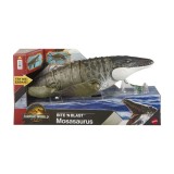 JURASSIC WORLD REBIRTH BITE N BLAST DINOZAUR MOSASAURUS INTERACTIV CU MISCARI SI FUNCTIE SPECIALA 50CM