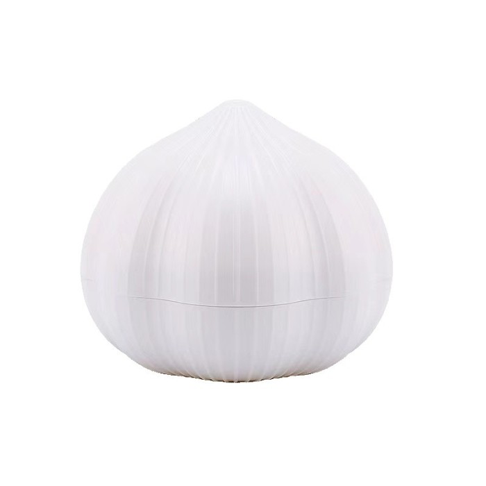 Presa manuala pentru usturoi, flippy, model usturoi, 7 x 7.5 cm, din plastic, alb