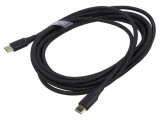 Cablu USB 2.0 USB C VENTION 3m negru nichelat