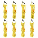 Cumpara ieftin Gossi funie pentru cort cu chei reflectorizante, 8 buc., 4 m, 4 mm