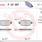BREMBO P 23 087 PRIME LINE set placute frana,frana disc