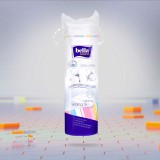 Dischete Bumbac Bella 120 buc. - Tatuaje, Makeup SemiPermanent, Curățare Delicată, Fără Fibre, Uz Profesional &amp; Casnic