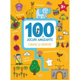 100 de jocuri amuzante. Colorez si desenez
