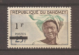 Dahomey 1965 - Oameni, din 1963 cu supratipar, MNH, Nestampilat