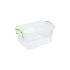 Cutie depozitare 1.5L cu capac din plastic, transparenta 210x140x100mm Cod: DISLK08